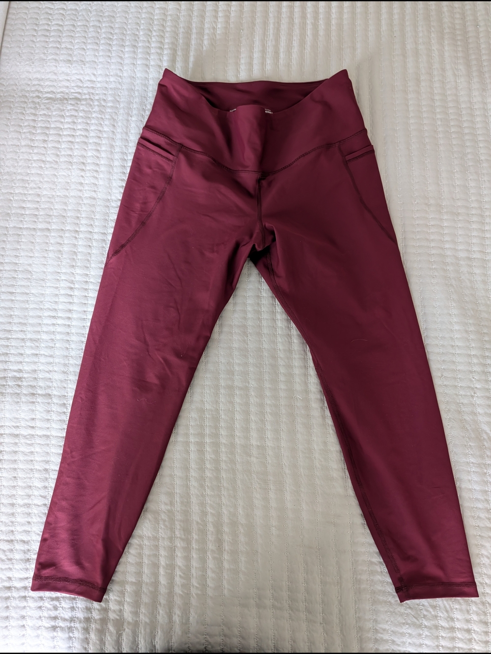 Old Navy Burgundy High-Rise Active Leggings - Picture 3 of 3